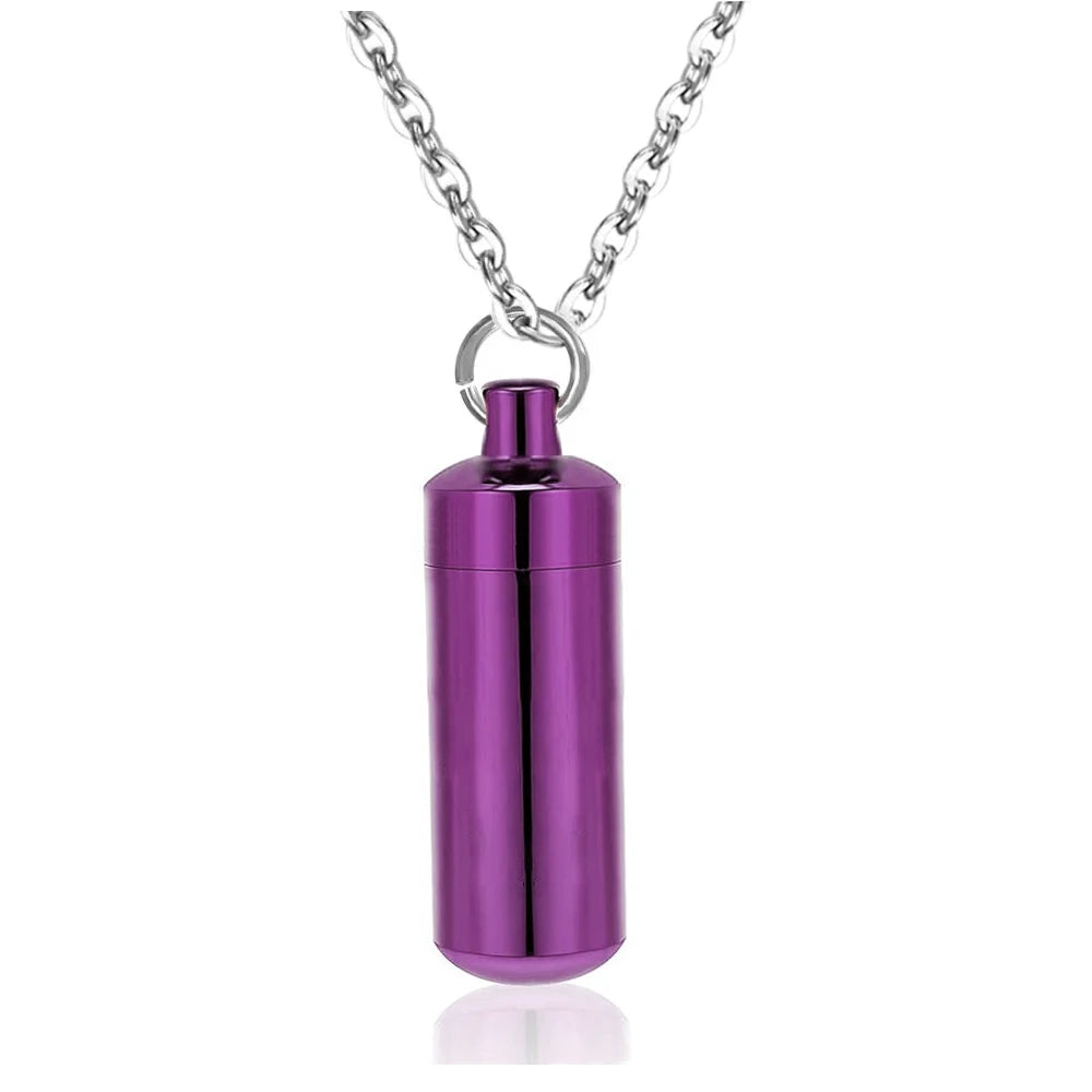 Novelty Polychrome Cylinder Necklace / Keychain