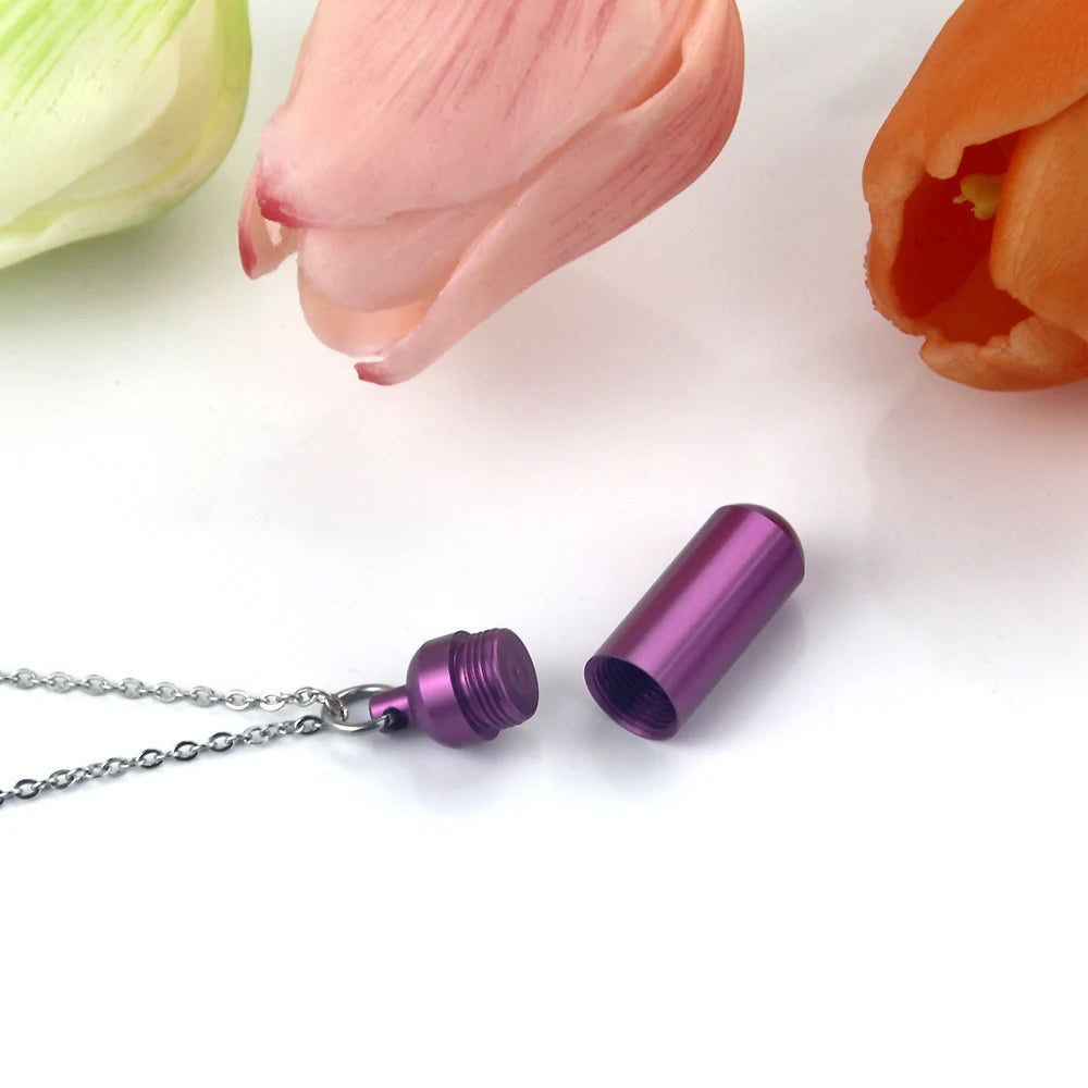 Novelty Polychrome Cylinder Necklace / Keychain