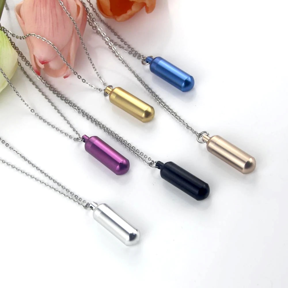 Novelty Polychrome Cylinder Necklace / Keychain